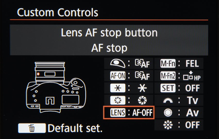 Canon EOS 1D X AF 10