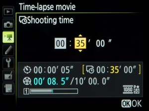 Nikon D5 Video Options