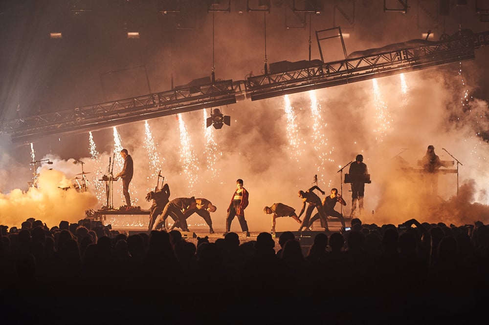 Christine and the Queens performing live on stage