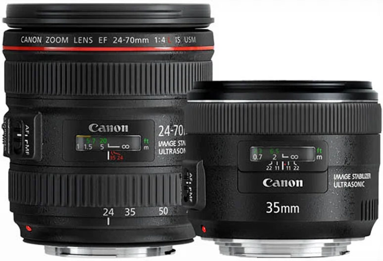 CANON LENS REVIEW | 35MM & 24-70MM