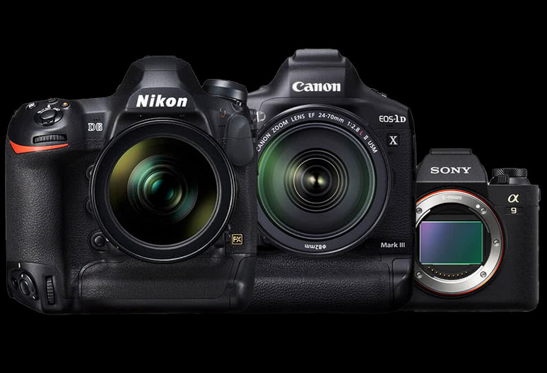 FLAGSHIP CAMERAS COMPARED FROM CANON, NIKON AND SONY image