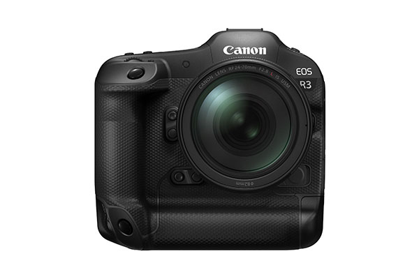 Canon EOS R3 product image with RF 24-70mm lens