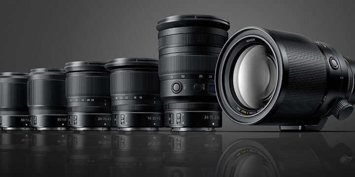 A selection of Nikon Z lenses